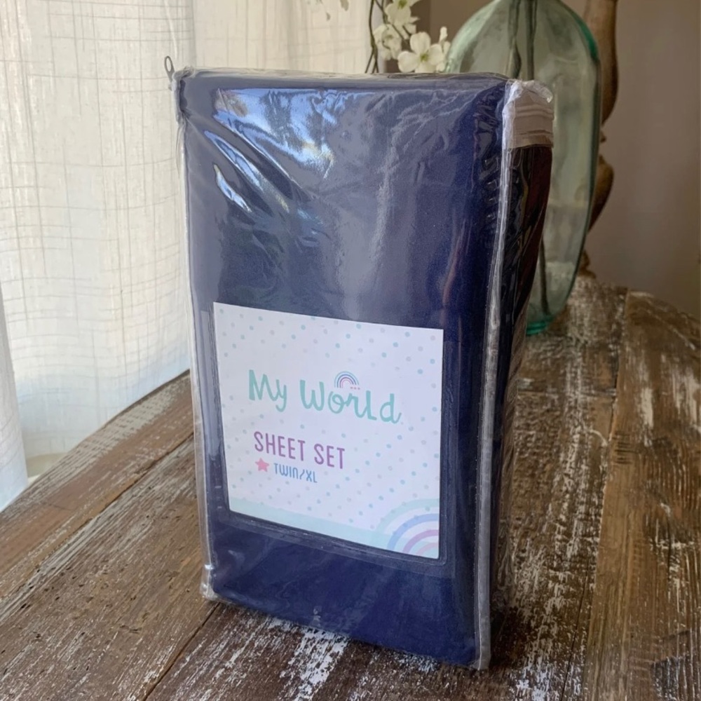 My World  Target Twin XL Sheet Set NWT